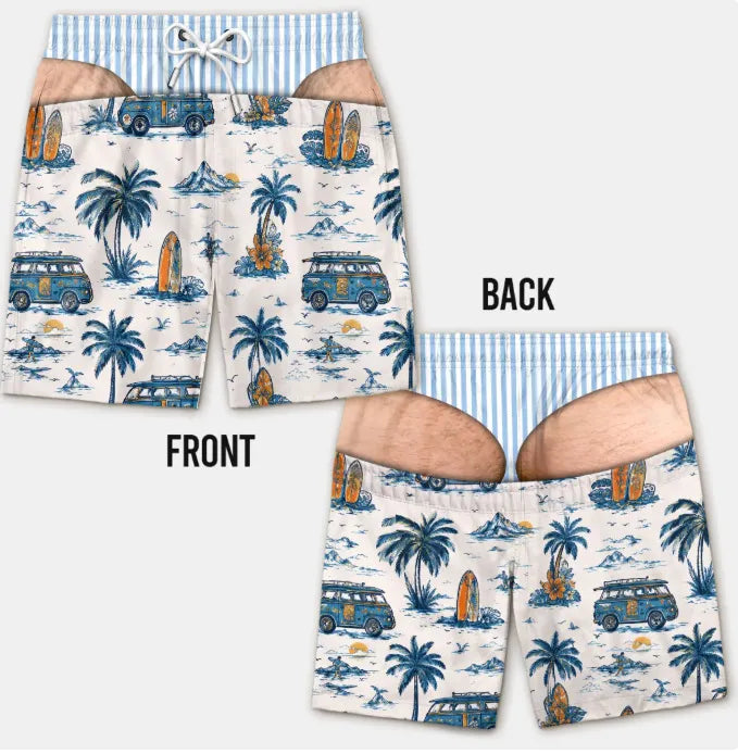 SneakyBuns™ - Swim Trunks